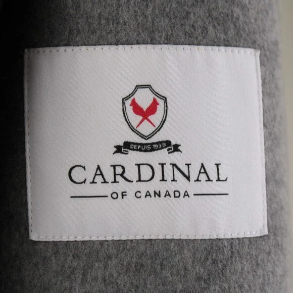 Cardinal of Canada NWT Wool Blend Duffle Coat Size L (42-44) US McBride In Gray